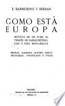 Como está Europa