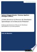 ¿Cómo favorecer el Proceso de Enseñanza Aprendizaje en la Educación Primaria?