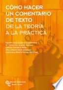 Cómo hacer un comentario de texto