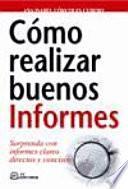 Cómo realizar buenos informes