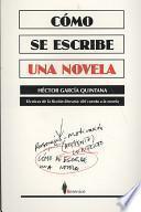 Cómo se escribe una novela