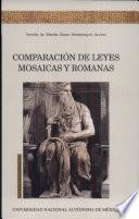 Comparacion de Leyes Mosaicas Y Romanas