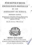 Compendio cronológico histórico de los soberanos de Europa