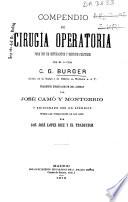 Compendio de cirugía operatoria para uso de estudiantes y médicos prácticos