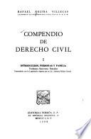 Compendio de derecho civil