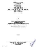 Compendio de geología económica de Bolivia
