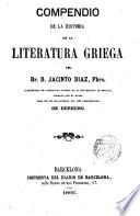Compendio de la Historia de la Literatura Griega