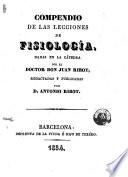 Compendio de las lecciones de fisiología dadas en la cátedra