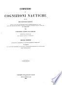 Compendio di cognizioni nautiche ad uso de' giovani marini