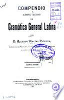 Compendio elemental y razonado de gramática latina