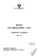 Compendio estadístico. Región Los Libertadores Wari
