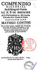 Compendio historial de la milagrosa venida de N. S. de Buenayre a su real combento de Mercenarios Calzados de la Ciudad de Caller