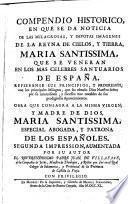 Compendio histórico... de las milagrosas y devotas imágenes... de María Sema., que se veneran en los más célebres santuarios de España