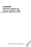 Compendio normas legales del sector agrario