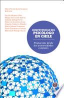 Competencias del psicólogo en Chile.
