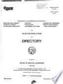 Compilation of laws relating to the practice of medicine and surgery ... 1972/73