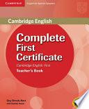 Complete First Certificate for Spanish Speakers Teacher's Book