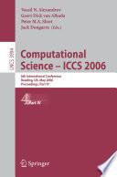 Computational Science - ICCS 2006