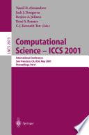 Computational Science — ICCS 2001