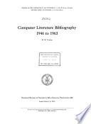 Computer Literature Bibliography: 1946-1963