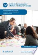 Comunicación efectiva y trabajo en equipo. ADGD0208