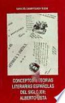 Conceptos y teorías literarias españolas del siglo XIX