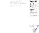Concepts of the Bauhaus