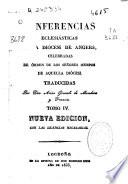 Conferencias eclesiásticas de la Diócesis de Angers: 1833 (VIII, 500 p.)