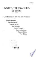 Conferencias en pro de Francia