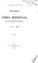 Conferenze sulla storia medioevale dell'attuale territorio maceratese, anni 604-1600