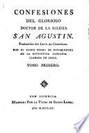 Confesiones del glorioso doctor de la Iglesia San Agustín