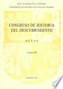 Congreso de Historia del Descubrimiento (1492-1556)