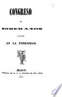 Congreso de soberanos celebrado en la eternidad