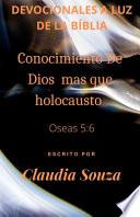 Conocimiento De Dios mas que Holocausto
