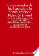 Conocimientos de las Tcae sobre la administracióne Nutrición Enteral