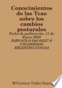 Conocimientos de las Tcae sobre los cambios posturales