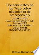 Conocimientos de las Tcae sobre situaciones de emergencia y catástrofes