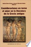 Consideraciones en torno al amor en la literatura de la Grecia Antigua