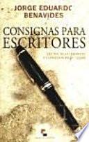 Consignas para escritores