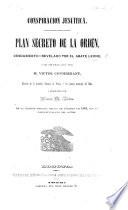 Conspiracion Jesuitica ... Traducido, por R. M. Llévas, de la edicion Inglesa, etc