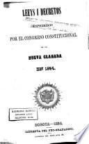 Constitución política de Colombia: actos legislativos que la reforman y leyes