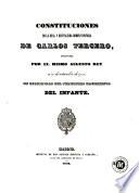 Constituciones de la Real y distinguida Orden española de Carlos Tercero