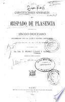 Constituciones sinodales del Obispado de Plasencia