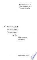 Construcción de agendas ciudadanas de paz