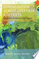 Consultation Across Cultural Contexts