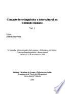 Contacto interlingüístico e intercultural en el mundo hispáno