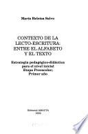 Contexto de la lecto-escritura