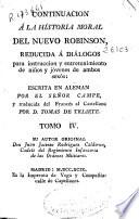 Continuacion á la historia moral del nuevo Robinson