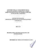 Contribución al conocimiento de la ecología, química ambiental y otros aspectos importantes del bosque nublado Altos de Pipe, Venezuela