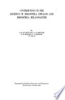 Contributions to the Genetics of Drosophila Simulans and Drosophila Melanogaster